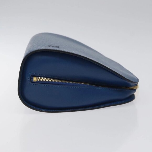 LOUIS VUITTON Epi Dauphine GM Pouch Blue M48435 LV Auth 127205 - Picture 6 of 16
